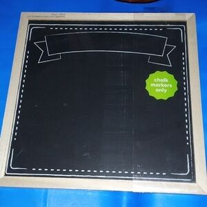 Two-sided first day of school sign square.